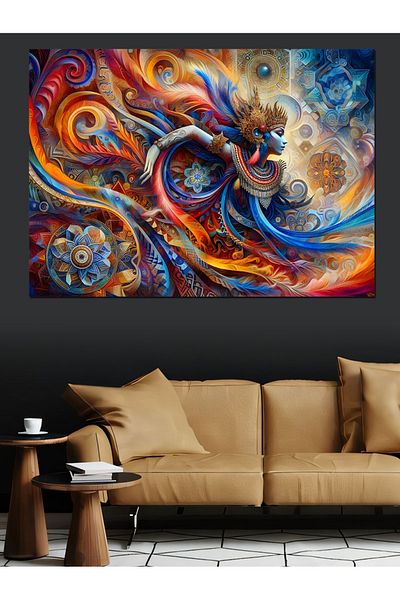 Tablomega Pânză decorativă Mystic Dance - Lemn MDF