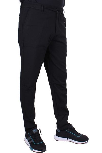 DAGOSTER Dmg23-619712 Μαύρο ανδρικό παντελόνι Jogger με κανονική μέση