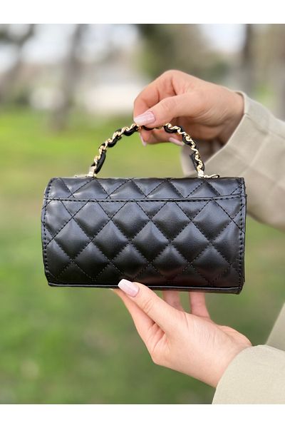 DEV 3 ADAM Black Stylish and Elegant Box Model Hand Shoulder and Cross Women's Bag