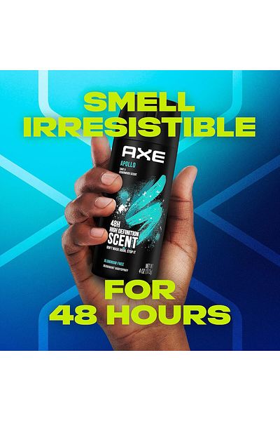 Axe Apollo Body Spray Deodorant Sage & Cedarwood 113 g X 3