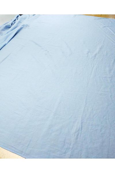 Kumaş Parça Βαμβακερό Voile σε γαλάζιο χρώμα (Πλάτος 140 cm x Μήκος 150 cm)