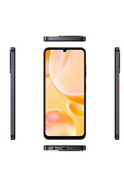 ZTE هاتف Blade A55 ثنائي الشريحة 4 جيجابايت + 8 جيجابايت رام 128 جيجابايت 4G أسود نجمي -