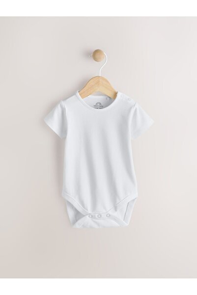 Next Baby 100% Cotton Blue Denim Salopet Bodysuit Set