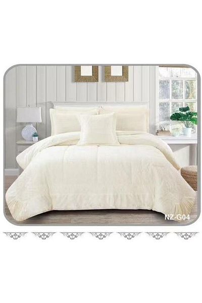 Generic En Zone Winter Single and a Half Bedspread 4 Pieces || Sugar