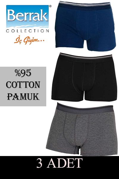 Berrak Ανδρικά Boxer Assortment - Σετ 3 τεμαχίων