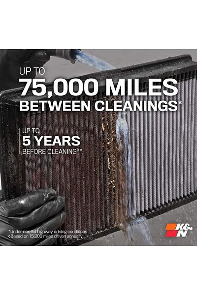K&N هيونداي بايون 1.0 1.2 KN فلتر الهواء 2021-2024 33-3052