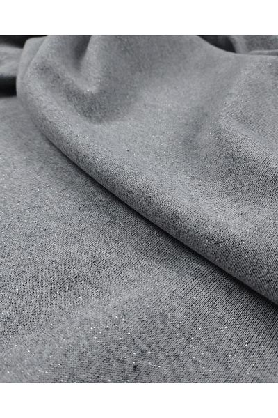 Kumaş Parça Γκρι Lurex 3 κλωστές (Πλάτος 195 cm x Μήκος 260 cm)