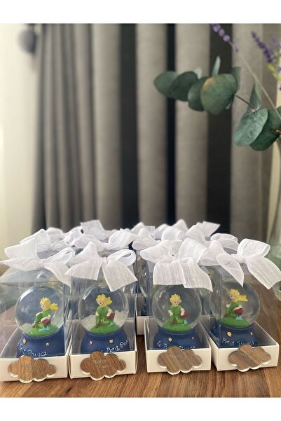 Tasarım Periniz Doğum Hediyesi Hoşgeldin Erkek Bebek için Kar Küresi Işıklı 1...