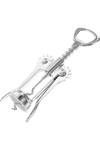 MATMEL Corkscrew Metal Corks Opener Easy to Use Winged Opener for Parties Home Necessities