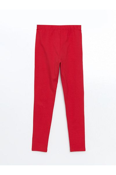 LC Waikiki Red Elastic Waist Girl's Tights