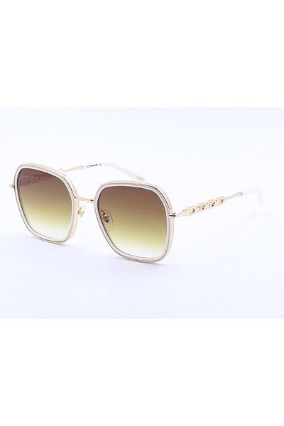 Osse 3445 03 Women's Sunglasses Gold Metal Frame Brown Glass