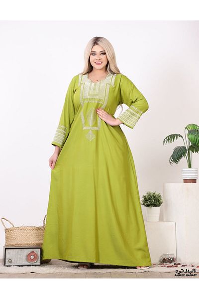 Genrics Soft embroidered cotton jalabiya...combines comfort, luxury and elegance