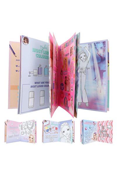 Top Model Güzellik ve Eğlence Boyama Kitabı