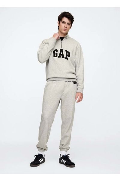 GAP V-frch Ft Herıtage Age Jogger Γαλλικό Terry Ύφασμα Jogger Ανδρικό Φούτερ Γκρι