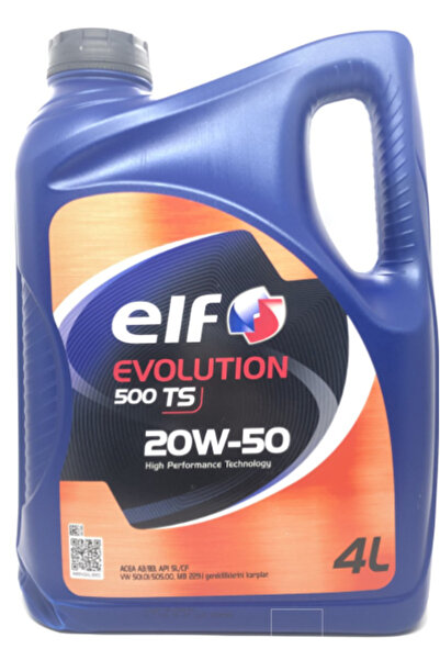 ELF Evolution 500 Ts 20w-50 Motor Yağı 4 L
