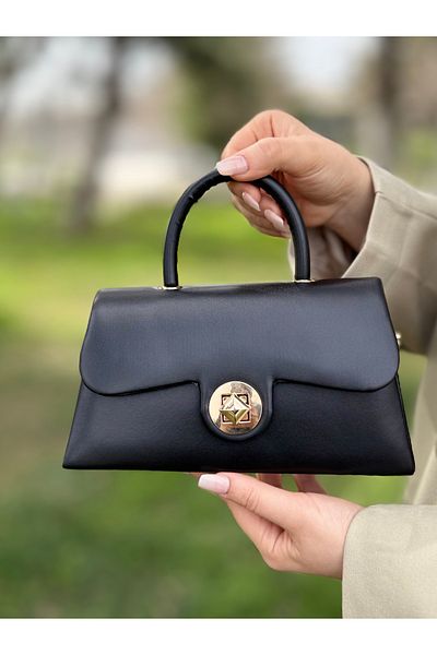 DEV 3 ADAM Black Stylish Va Elegant Box Model Hand Shoulder and Crossbody Women's Bag
