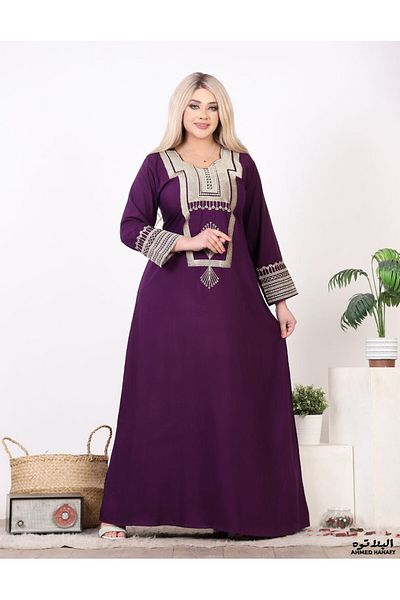 Genrics Soft embroidered cotton jalabiya...combines comfort, luxury and elegance