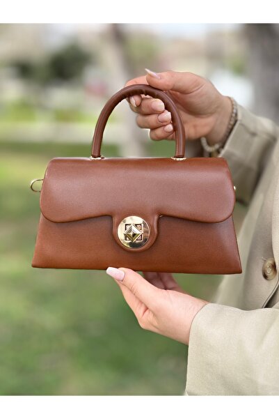 DEV 3 ADAM Tan Stylish Va Elegant Box Model Hand Shoulder and Crossbody Women's Bag