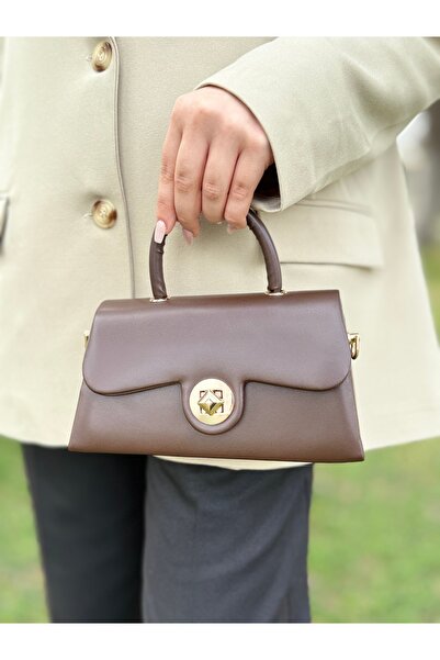 DEV 3 ADAM Bitter Brown Stylish Va Elegant Box Model Hand Shoulder and Crossbody Women's Bag