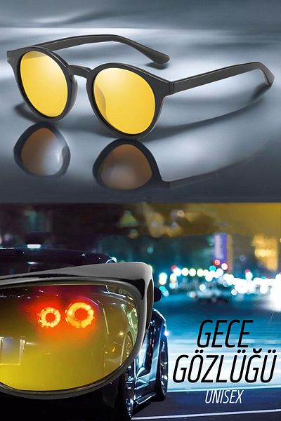 Transformacion Anti-Glare Night Driving Vision Goggles Fog Headlight Light Anti Anti-Fog Glasses 721557