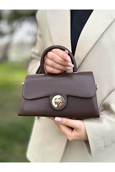 DEV 3 ADAM Bitter Brown Stylish Va Elegant Box Model Hand Shoulder and Crossbody Women's Bag