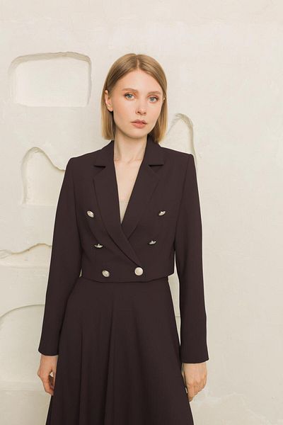 Nurs Skirt Jacket Set - Coffee Accessories