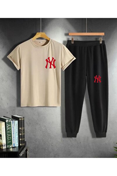 Topçu New York Baskılı Eşofman Takımı