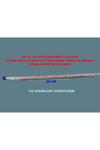 Ender Soba Rezistansı Uzun 800W 220V (Cam Rezistans Teli PİYASA)