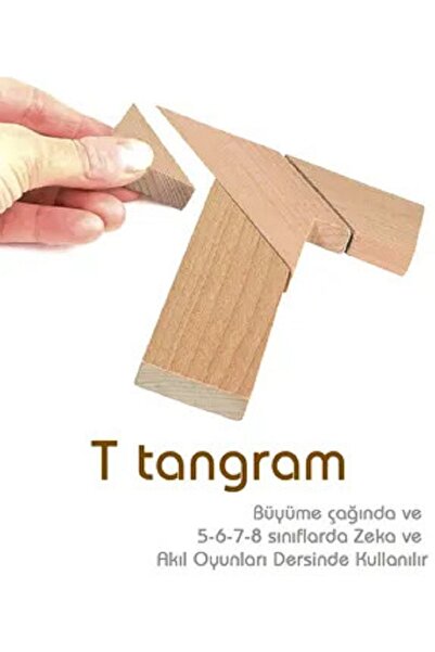 Ritoys T Tangram Zeka Ve Akıl Oyunu 4 Parça 100 Farklı Şekil 5+ Yaş 1+ Oyuncu