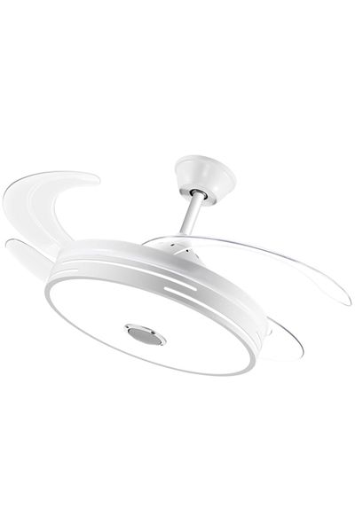 Mutlusan Lighted Ceiling Fan with Bluetooth and Remote Control