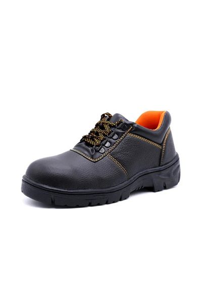 Generic Safety Worker Shoes - Microfiber Leather, Breathable Mesh, Waterproof and Slip Resistant, Steel Toe, Black/Brown