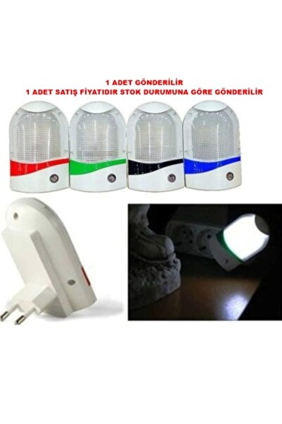 Genel Markalar 1 Watt Gece Lambası Ledli Fotoselli