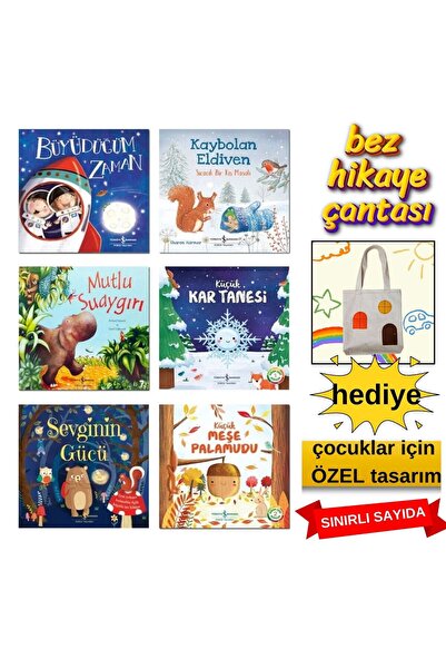 TÜRKİYE İŞ BANKASI KÜLTÜR YAYINLARI "İş Bankası Resimli Hikaye Seti (6 Kitap)...