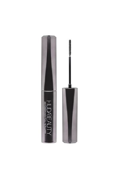 Huda Beauty - جل الحواجب - # BOMBBROWS Full 'N Fluffy - BOMB BROWS FIBER GEL SOFT BLACK