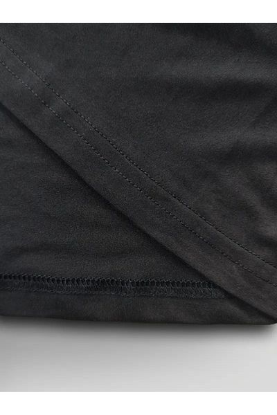 Touz Moda Μπλουζάκι Unisex Oversize με στάμπα με δύο χείλη