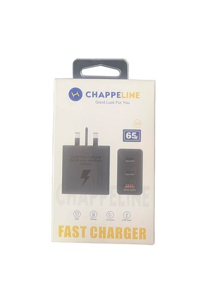 Generic CHAPPELINE CHARGER 65W CH3 2 PD PORTS AND 1 USB - 9871