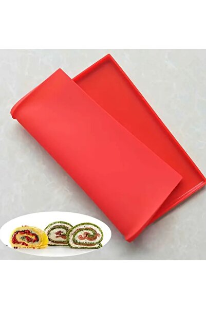 Generic 2 Silicone Mats For Making Stuffed Cake Rolls,Silicone Tray That Can Be Inserted Into Oven&Microwave