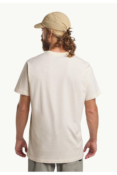 Jack Wolfskin T-shirt Essentıal T M Beyaz Erkek Kısa Kol