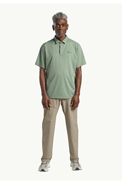 Jack Wolfskin Delgami Polo m Anthracite Men's Short Sleeve T-Shirt