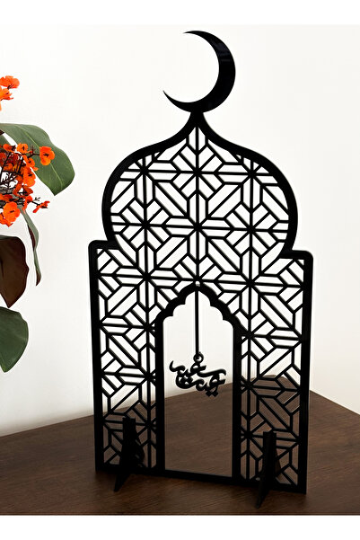 LOWHA حامل ديكور أكريليك يحمل عبارة عيد سعيد بالداخل