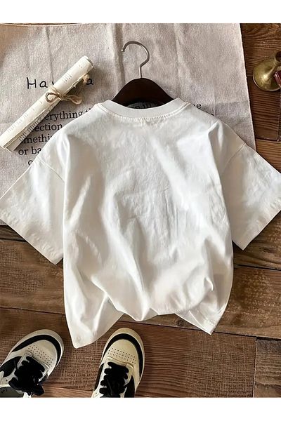 Touz Moda Περισσότερα Spaghetti Less Upsetti εμπριμέ Unisex Oversize T-shirt