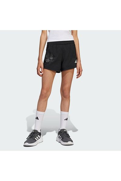 adidas Train Essentials Flower-Print Children's Shorts