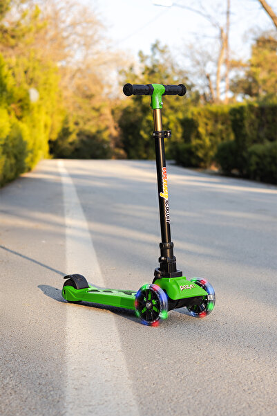 POZART Scooter Yeni Winky 3tekerli Led Işıklı 3kademeli 90kğ Taşıma Kapasiteli 5+Yaş