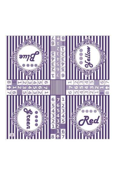 Generic حجم لعبة لودو 35 سم × 35 سم - LD17