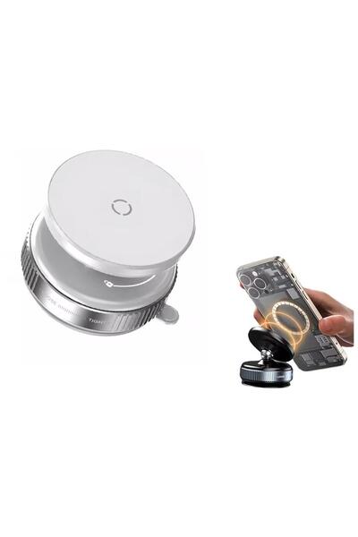 Kensa Vakumlu Magnetik Telefon Tutucu - 360 Derece Dönüş