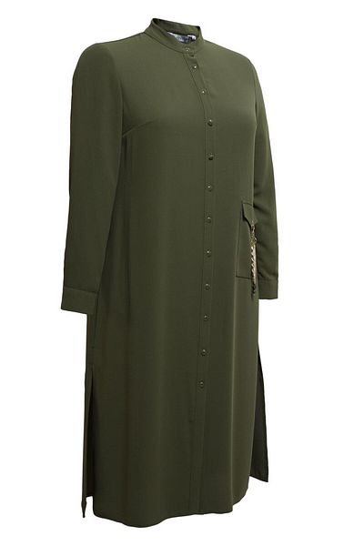 Alvina Plus Size Buttoned Tunic 44447