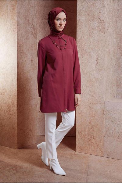 Alvina Accessory Detailed Tunic 45067