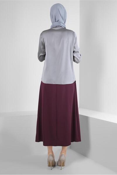 Alvina BUTTONED SATIN BLUZ 43867