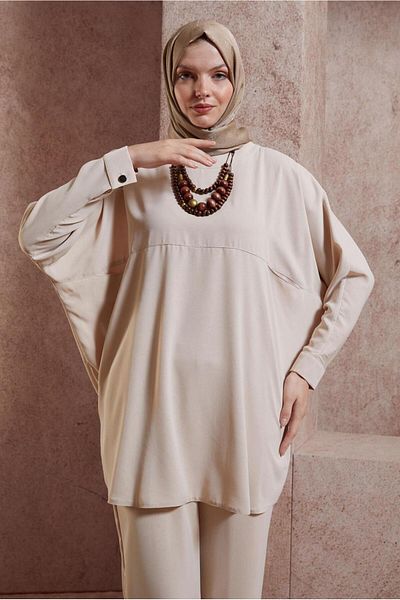 Alvina 44529 Σετ μανίκια και παντελόνια μοντέλου Batwing
