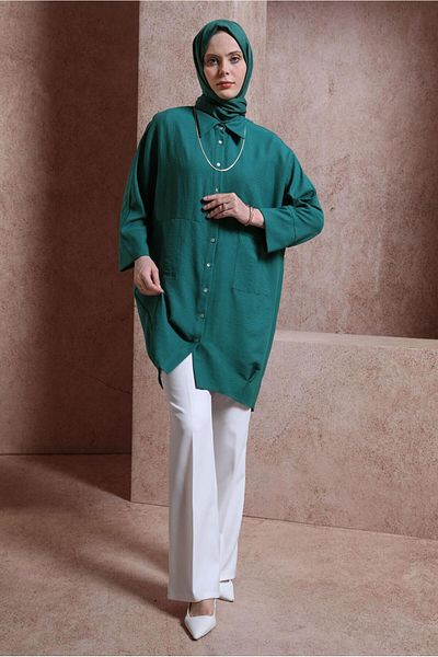 Alvina SHIRT COLLAR TUNIC 44471